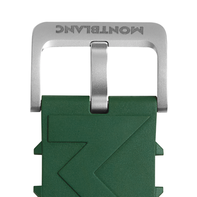 Correa de caucho verde con logotipo - 2