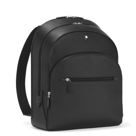 Large Backpack with 3 Compartments in Sartorial Leather