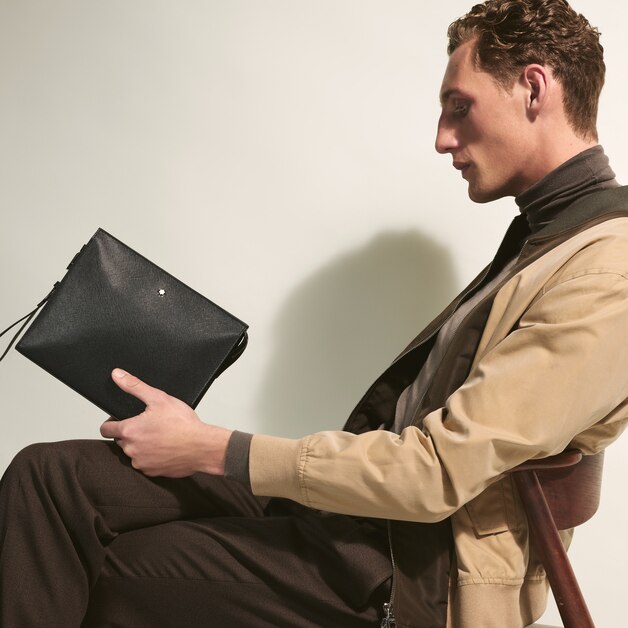 Pochette en Cuir Sartorial - 2