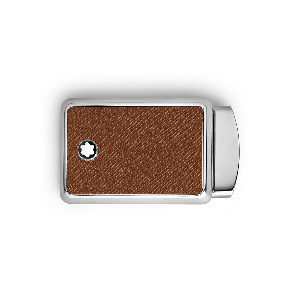 Marquetry plate buckle 30mm - 1