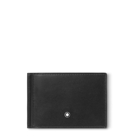 Wallet 6cc with Money Clip in Meisterst&uuml;ck Leather
