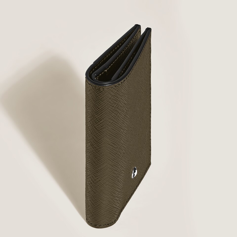 Mini Wallet 4cc in Sartorial Leather - 2