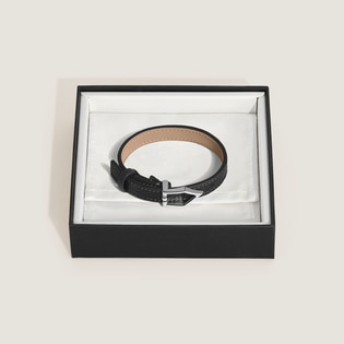 Plain Nib Bracelet in Grain Leather