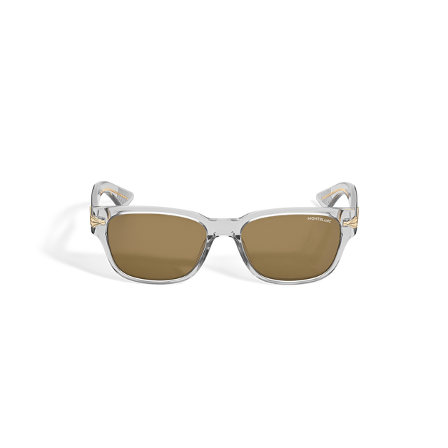 Squared Sunglasses with Grey Acetate Frame - 1