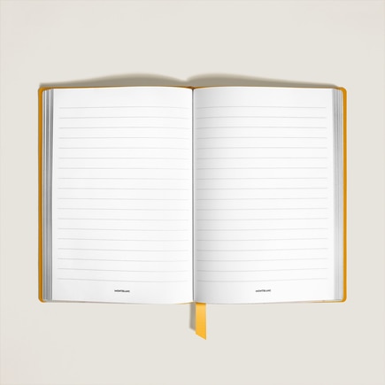 Medium Notebook in Sartorial Leather, Lined Pages