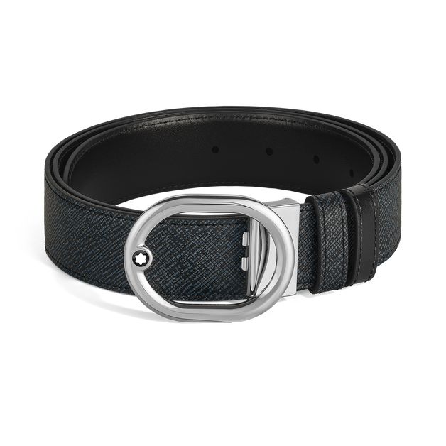 L'Ovale 35&nbsp;mm Reversible Belt in Sartorial Leather - 1