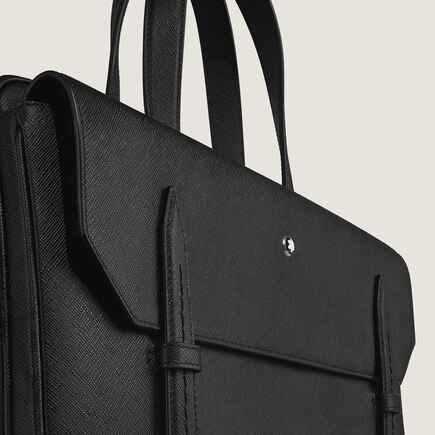 Thin Briefcase in Sartorial Leather