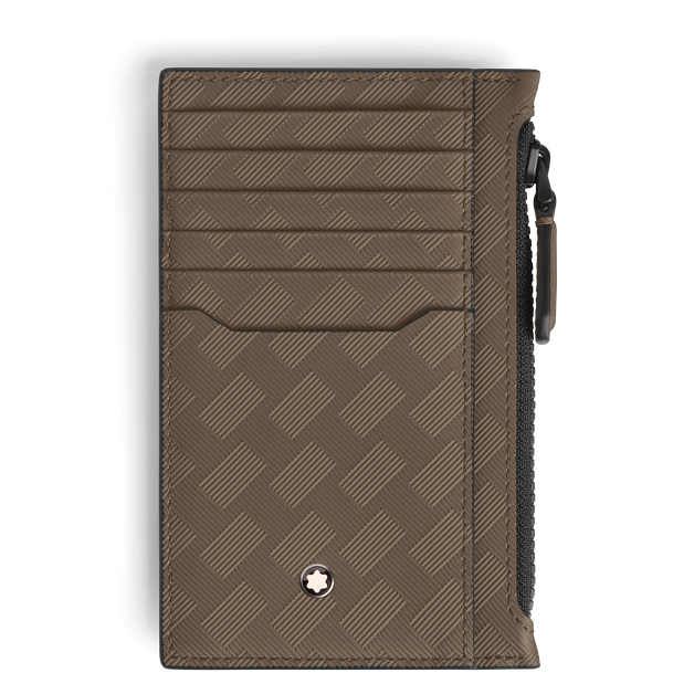 Card Holder 8cc with Zip in Extreme Leather - 1