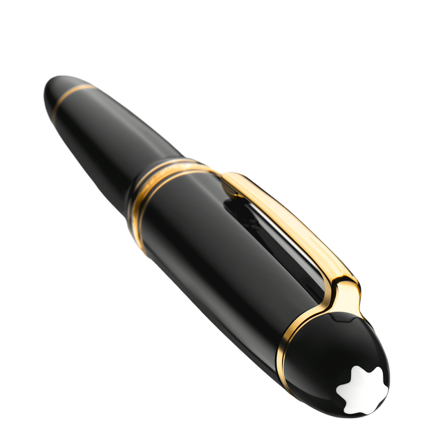 Meisterst&uuml;ck Gold-Coated LeGrand Calligraphy Fountain Pen Curved Nib - 4