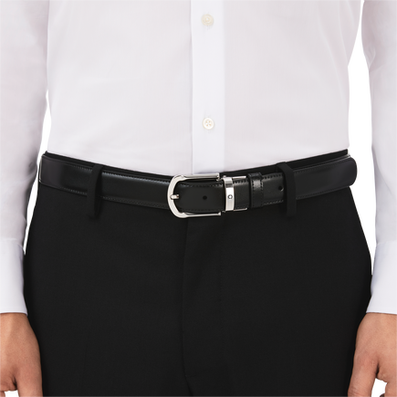 Horseshoe 30 mm Reversible Belt in Leather