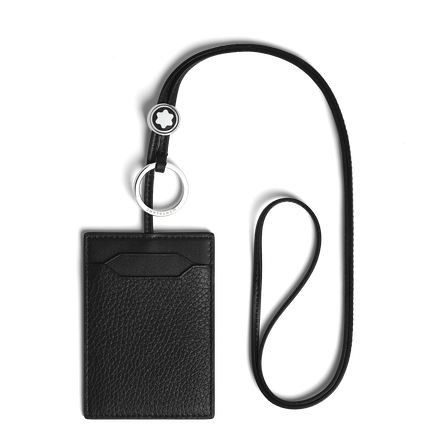 Card Holder 3cc with Strap in Grain Leather