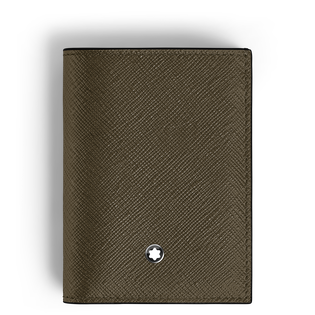 Mini Brieftasche 4 cc aus Sartorial Leder