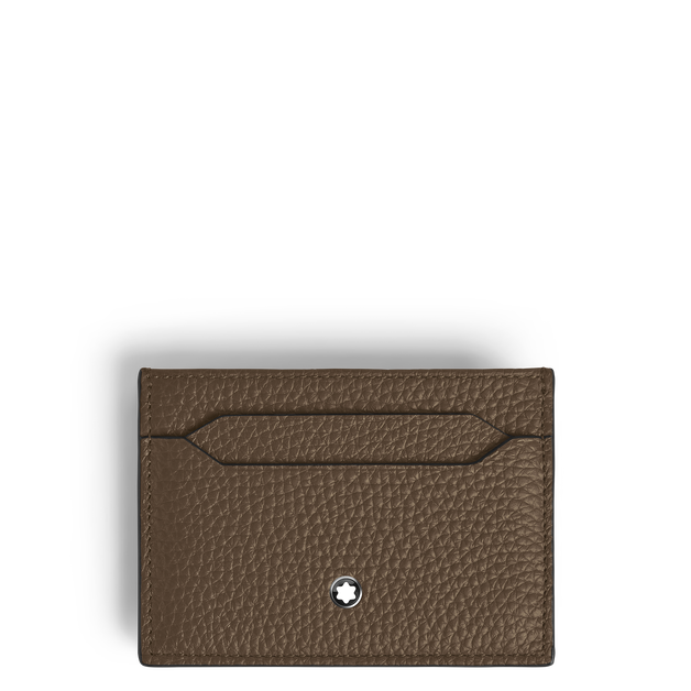 Porte-Cartes 5cc en Cuir Grain&eacute; - 1