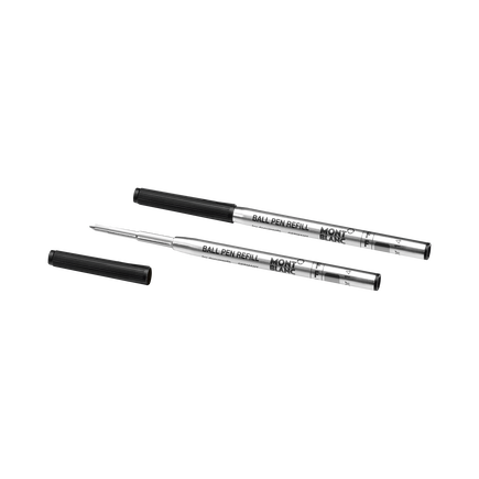 2 Ballpoint Refills, Mystery Black - Fine