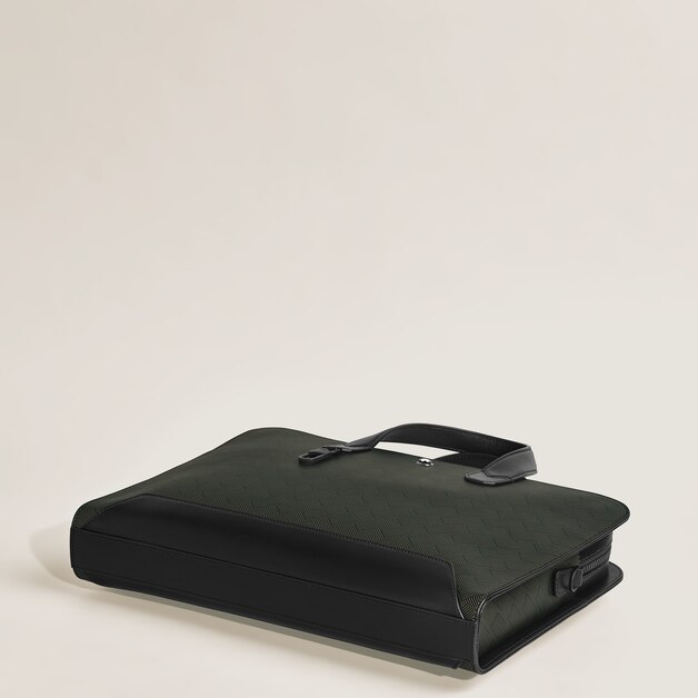 Thin Briefcase in Extreme Leather - 6