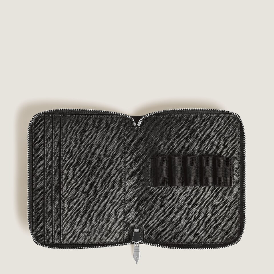 Sartorial 5 pen pouch with zip - 3