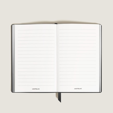 Large Notebook in Sartorial Leather, Lined Pages