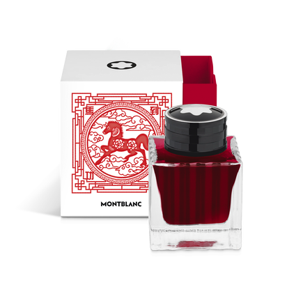Ink Bottle, The Legend of Zodiacs The Horse, Red, 50 ml