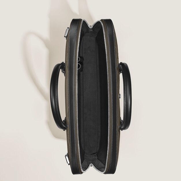 Thin Briefcase in 4810 Jaquard - 8