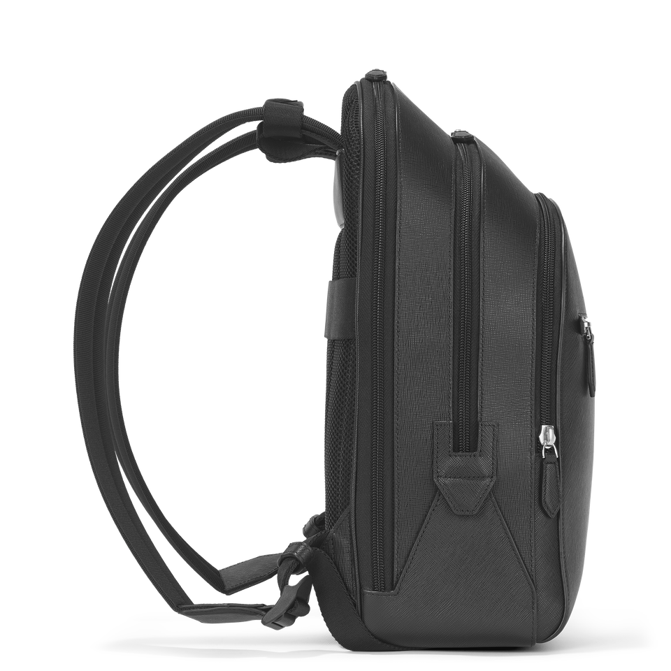 Medium Backpack with 3 Compartments in Sartorial Leather - 7
