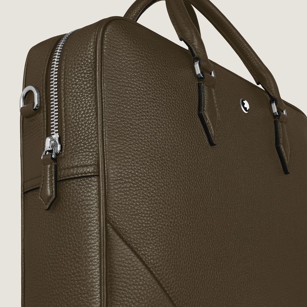 Medium Briefcase in Grain Leather - 3