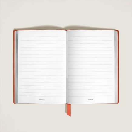 Medium Notebook in Soft Leather, Lined Pages