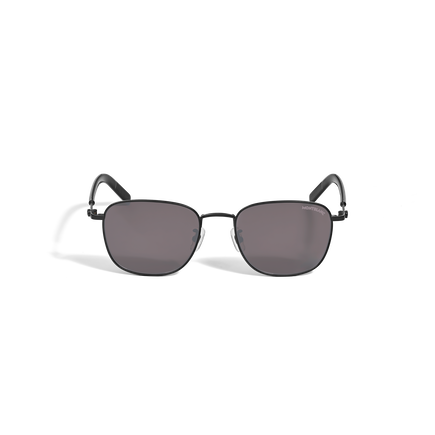 Squared Sunglasses with Black Metal Frame