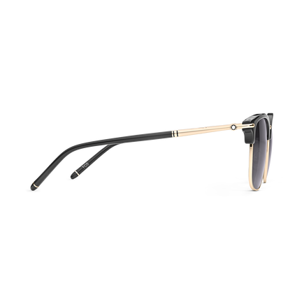 Rectangular Sunglasses with Black Injected Frame