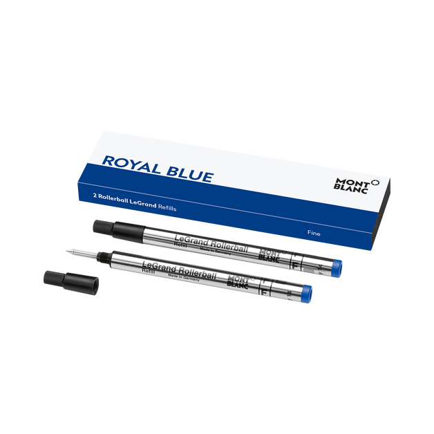 2x Recharges pour Rollerball Legrand, Royal Blue - 1