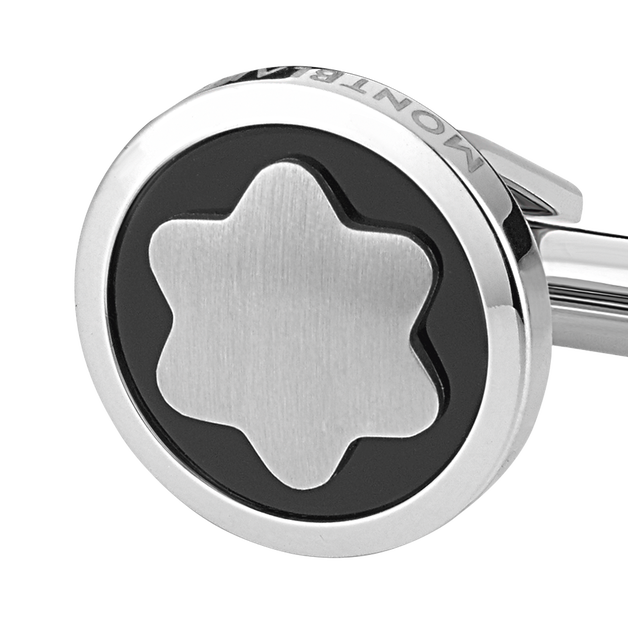 Boutons de Manchette Star avec Incrustation d'Onyx - 4