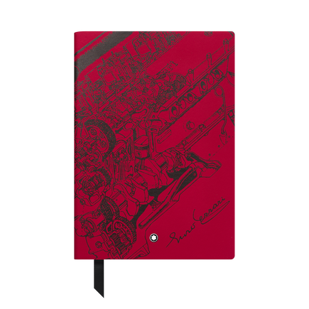 Medium Notebook, Great Characters Enzo Ferrari Special Edition, Lined Pages