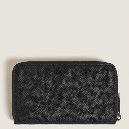 Medium Continental Wallet 12cc with Zip in Sartorial Leather