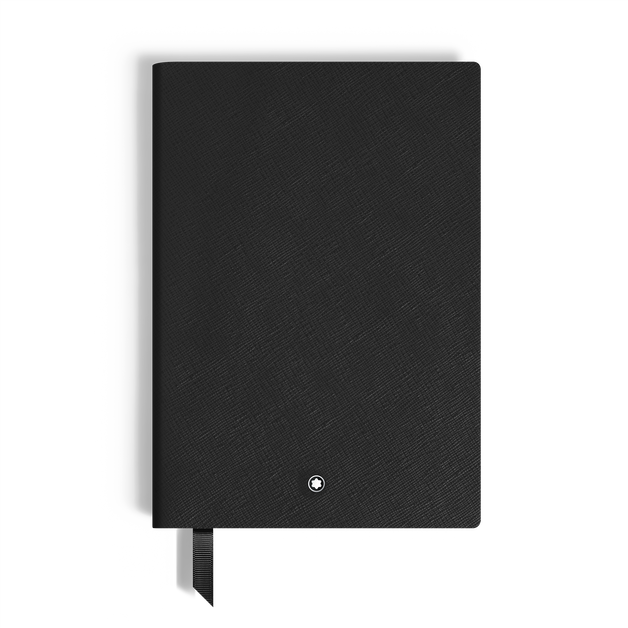Notebook Medium, Saffiano Leather, Black - Blank Pages - 1