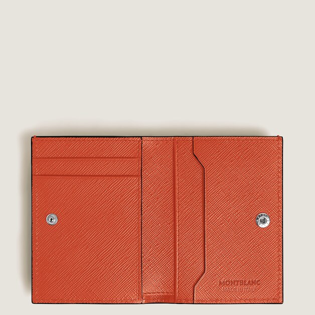 Mini Portefeuille 4cc en Cuir Sartorial - 5