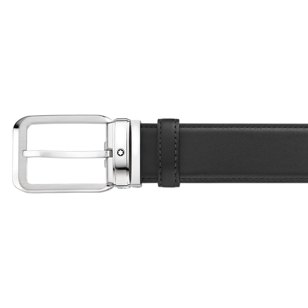 Rectangular 35 mm Belt in Leather - 2