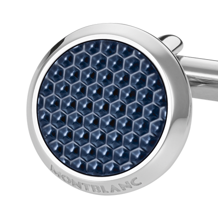 Boutons de Manchette Meisterst&uuml;ck avec Incrustation de Laque &agrave; Motif