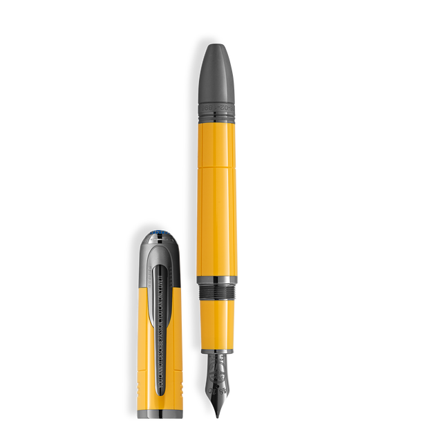 Great Characters Enzo Ferrari Special Edition Giallo Modena Fountain Pen - 1