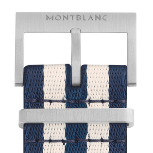 Blue & White Nylon Strap