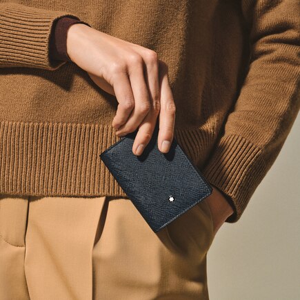 Portacarte 4 Tasche in Pelle Sartorial
