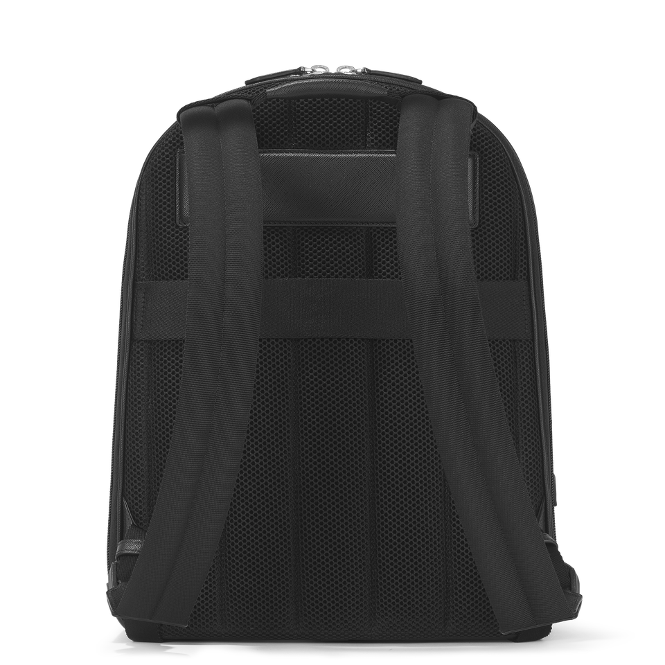 Medium Backpack with 3 Compartments in Sartorial Leather - 8