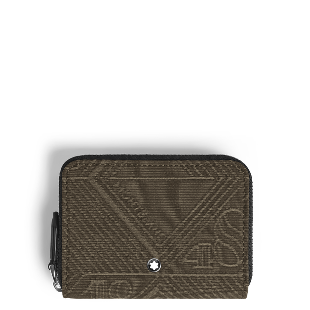 Mini Brieftasche 2 cc mit Rei&szlig;verschluss aus 4810 Jacquard - 1