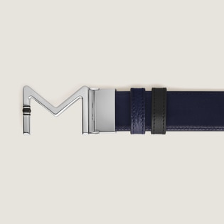 Meisterst&uuml;ck Buckle Midnight Blue/Black 35&nbsp;mm Reversible Leather Belt