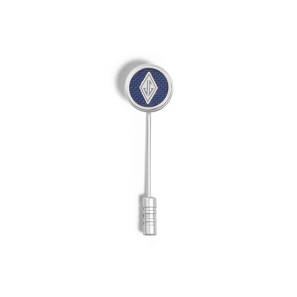 Lapel Pin Great Characters Homage to The Great Gatsby in stainless steel - 1