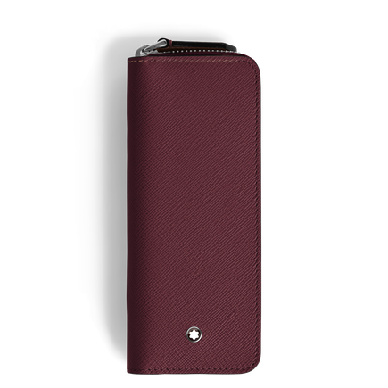 &Eacute;tui pour 2&nbsp;Instruments d'&Eacute;criture Zipp&eacute; en Cuir Sartorial