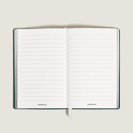Small Notebook in Sartorial Leather, Lined Pages