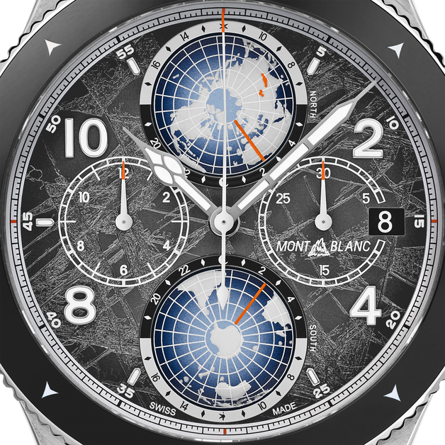 Montblanc&nbsp;1858 Geosphere Chronograph 0&nbsp;Oxygen The 8000 Limited Edition - 290&nbsp;pi&egrave;ces - 6