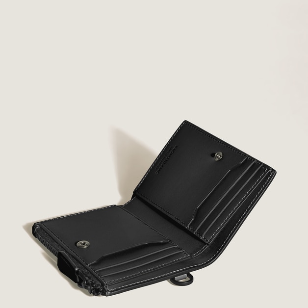 Mini Vertical Wallet 6cc in Extreme Leather - 6