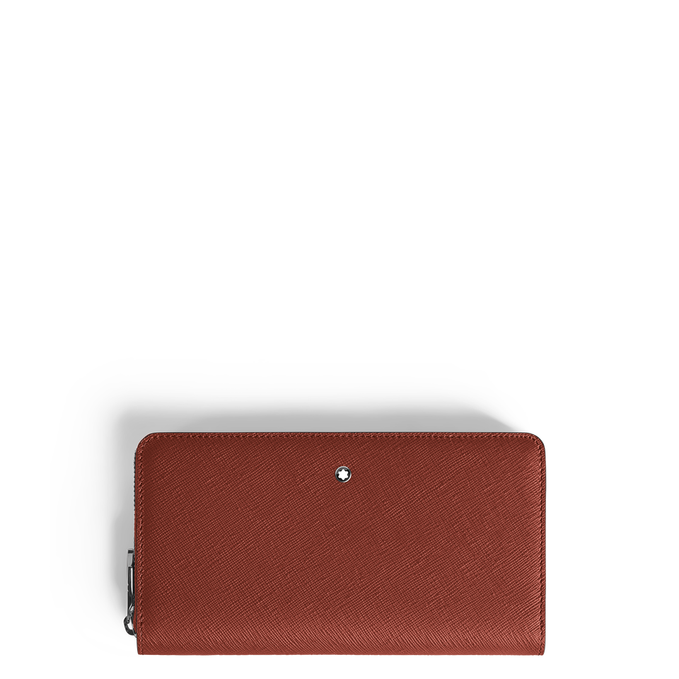 Wallet 12cc with zip in Sartorial Leather - 1
