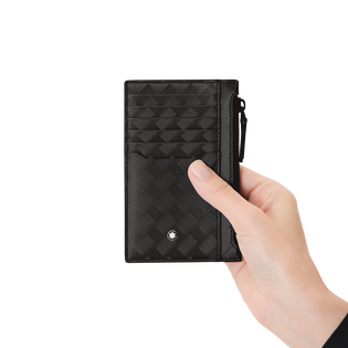 Card Holder 8cc with Zip in Extreme Leather
