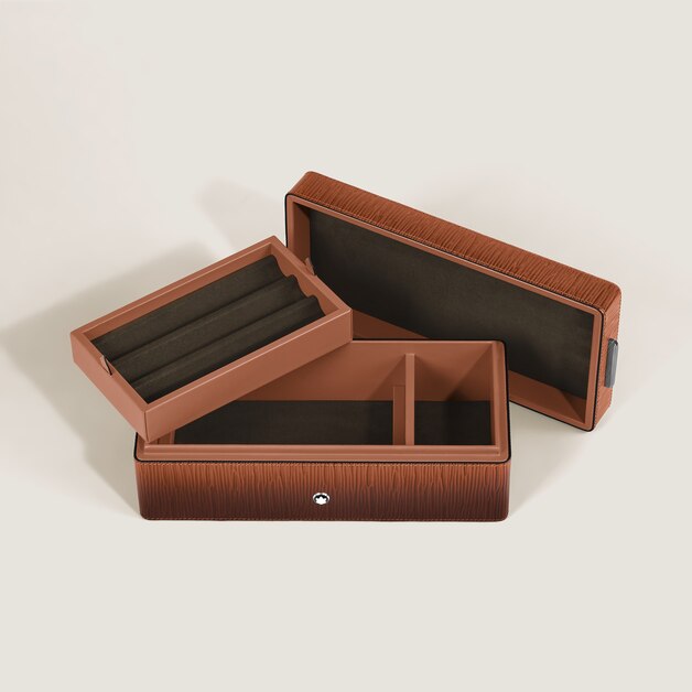 Pen Box in Corteccia Sfumato Leather - 4